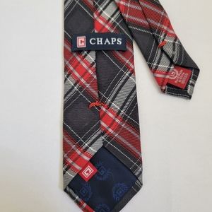 Chaps Plaid Clip On Boy's Tie